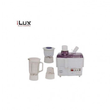 Ilux LX-176P - Juicer / Mixeur / Hachoir / Grinder - 350 W - 2 Vitesses - Blanc