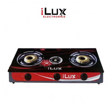 Ilux Cuisinière à Gaz - Réchaud 3 Feux - LXG-8213G