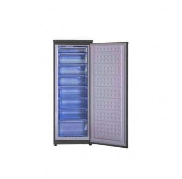 Ilux Congélateur Vertical ILCV216 - 216L - 8 Tiroirs - Inox - Garantie 6 Mois