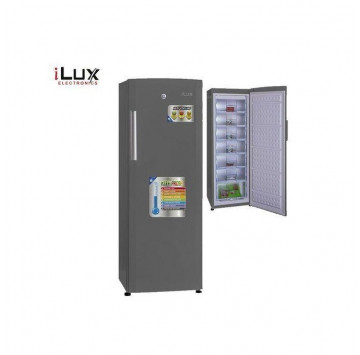 Ilux Congélateur Vertical ILCV310 - 310 L - 7 Tiroirs - Inox - Garantie 6 Mois