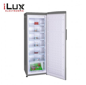 Ilux Congélateur Vertical ILCV350 - 350 L - 7 Tiroirs - Inox - Garantie 6 Mois