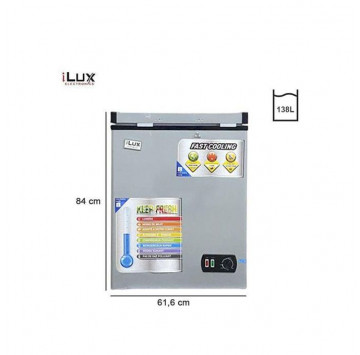 Ilux Congélateur Horizontal - ILCH138 - 138L - Garantie 6 Mois