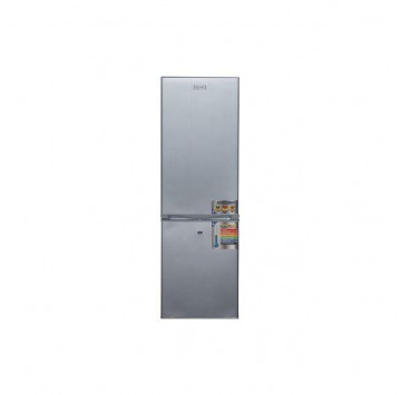 Ilux Réfrigérateur Combiné 3 Tiroirs ILCB315 - Economique - 312 L - Gris - 6 Mois Garantie