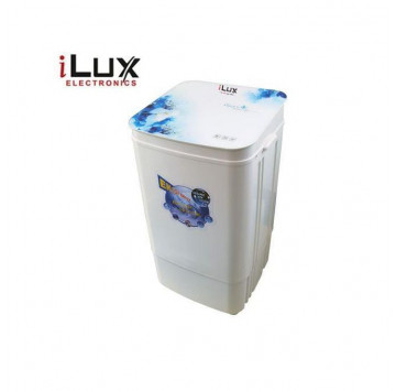 Ilux Machine à Laver Semi-Auto - 8Kg - LX-8010GS - Blanc - 6 Mois De Garantie