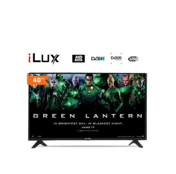 Ilux Android TV LED ILUX 40 POUCES - HD - TVIL40S - USB - HDMI - Noir