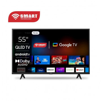 SMART TECHNOLOGY TV 55" Google TV QLED (STT-5599K) 4K ULTRA HD / HDR / NETFL- YOUTUBE- PRIME VIDEO-WIFI