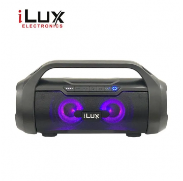 Ilux Enceinte Bluetooth Rechargeable – ILBX10 – USB – FM – Noir