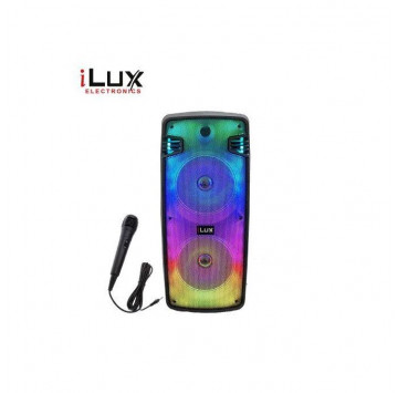 Ilux Enceinte Bluetooth Rechargeable Avec Micro - ILPS8220- USB - FM - Noir