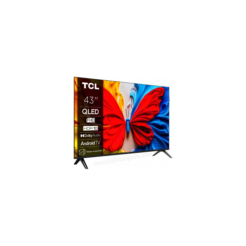 TCL SMART TV 43 » QLED HDMI GOOGLE TV – 43S5K