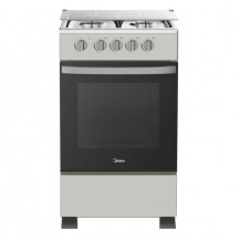 MIDEA GAZINIERE 4 FEUX COUVERTURE VITRE SILVER - SP5055T082-SG