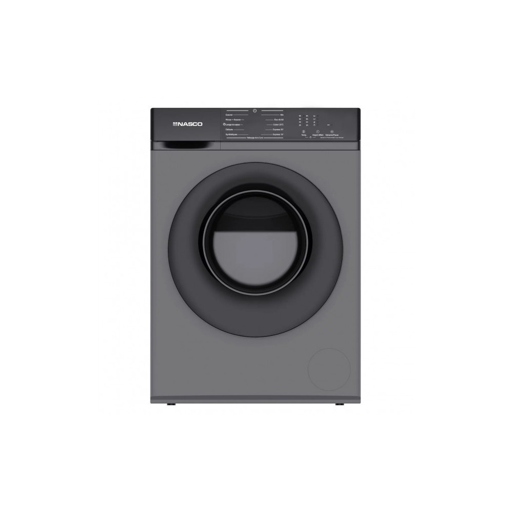 NASCO MACHINE A LAVER INVERTER 6KG FRONT LOAD - AUTOMATIQUE - NASFL-J6KG-S