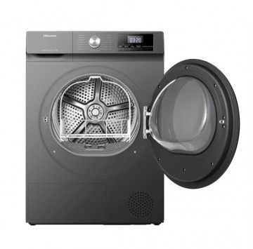 HISENSE SECHE LINGE 9KG POMPE À CHALEUR TITANIUM GREY- DHQA902UT