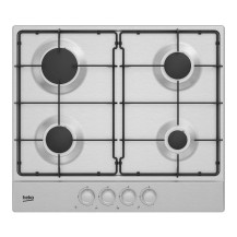BEKO TABLE DE CUISSON ENCASTRABLE - 4 BRULEURS A GAZ- HIAG64223SX